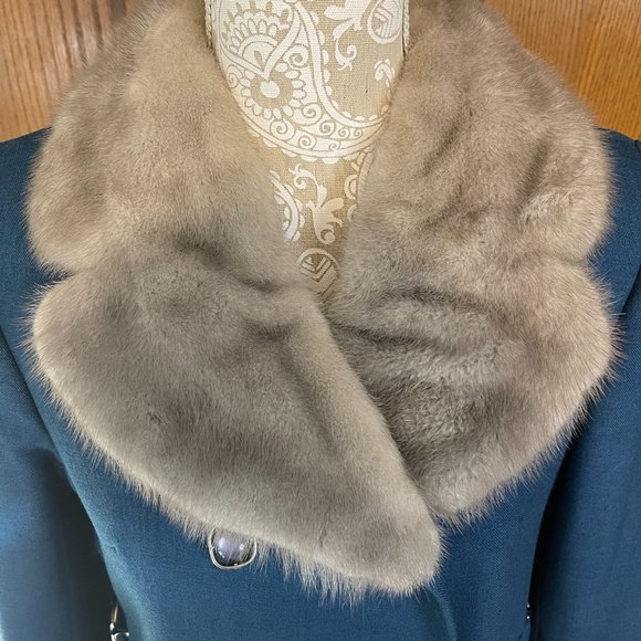 Vintage Women's Blue Wool jacket size small by Holly Poplin made in the USA. - Picture 5 of 10